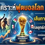 วิเคราะห์ฟุตบอลโลก 2026: เส้นทางสู่แชมป์และกลยุทธ์การเดิมพันระดับมืออาชีพ